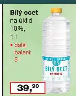 Ráj drogerie Bílý ocet na úklid 10%, 1 l nabídka