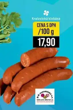Jip Kralovická klobása nabídka