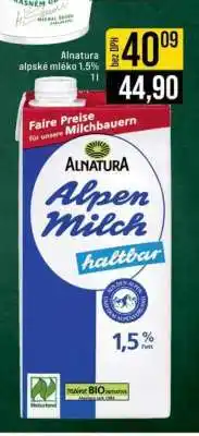 Jip Alnatura alpské mléko 1,5% nabídka