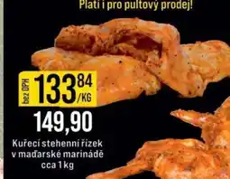 Jip Kuřecí stehenní řízek v maďarské marinádě nabídka