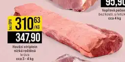 Jip Hovězí striploin nízká roštěná kráva cca 3 - 4 kg nabídka