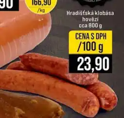 Jip Hradišťská klobása hovězí nabídka