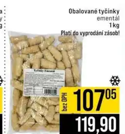 Jip Obalované tyčinky ementál nabídka
