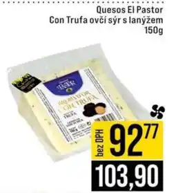 Jip Quesos El Pastor Con Trufa ovčí sýr s lanýžem nabídka