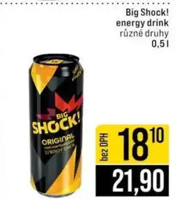 Jip Big Shock energy drink nabídka