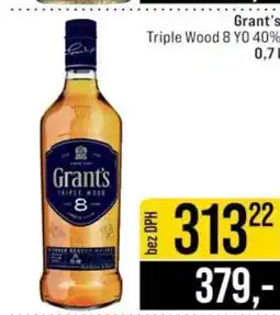 Jip Grant's Triple Wood 8 YO 40% nabídka