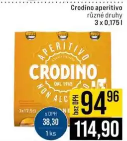 Jip CRODINO APERITIVO nabídka