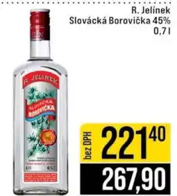 Jip R. Jelínek Slovácká Borovička 45% 0,7 l nabídka