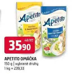 Terno Apetito Omáčka nabídka