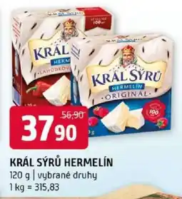 Terno Král Sýrů Hermelín nabídka