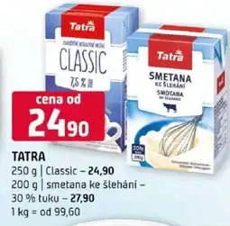 Terno Tatra smetana ke šlehání – 30% tuku nabídka
