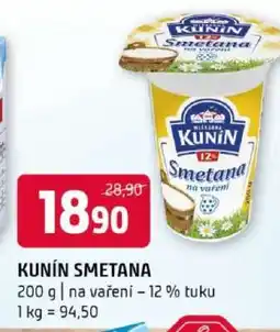 Terno Kunín smetana nabídka