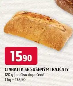 Terno Ciabatta se sušenými rajčaty nabídka