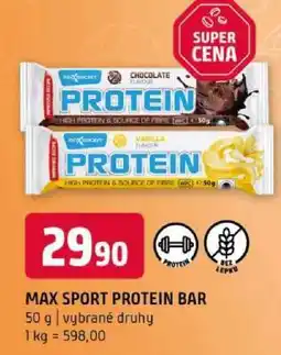 Terno MAX SPORT PROTEIN BAR nabídka