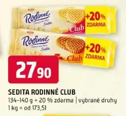 Terno SEDITA RODINNÉ CLUB nabídka
