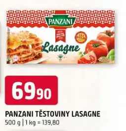 Terno PANZANI TĚSTOVINY LASAGNE nabídka