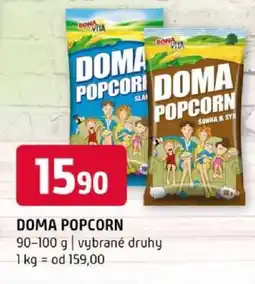 Terno Doma popcorn nabídka