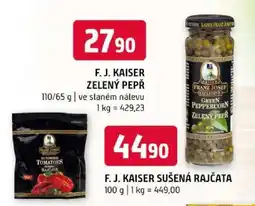 Terno F. J. KAISER ZELENÝ PEPŘ nabídka