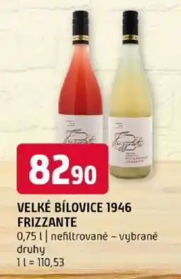 Terno VELKÉ BÍLOVICE 1946 FRIZZANTE nabídka