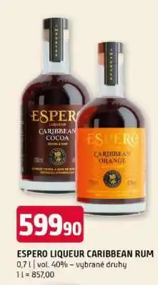 Terno ESPERO LIQUEUR CARIBBEAN RUM nabídka
