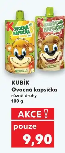 Kaufland KUBÍK Ovocná kapsička nabídka