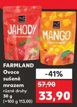 Kaufland FARMLAND Ovocie sušené mrazem nabídka