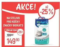 Globus Biokat's Kočičí stelivo nabídka