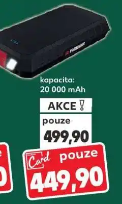 Kaufland Parkside Power Bank nabídka