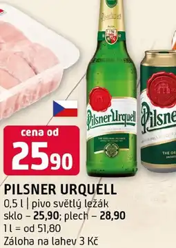 Terno Pilsner urquell nabídka