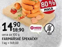 Terno Farmářské špekáčky nabídka