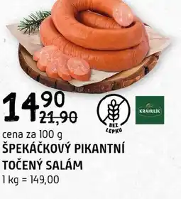 Terno ŠPEKÁČKOVÝ PIKANTNÍ TOČENÝ SALÁM nabídka