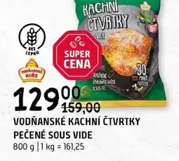 Terno Vodňanské kachní čtvrtky pečené sous vide nabídka