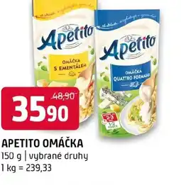 Terno Apetito omáčka nabídka