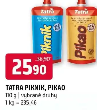 Terno Tatra piknik, pikao nabídka