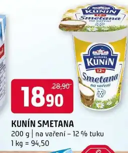 Terno Kunin smetana nabídka