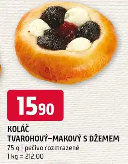 Terno Koláč tvarohový-makový s džemem nabídka