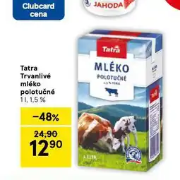 Tesco Trvanlivé mléko 1,5% nabídka