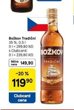 Tesco Božkov tradiční nabídka