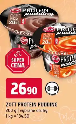 Terno Zott protein pudding nabídka