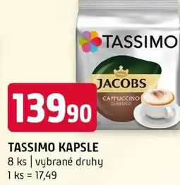 Terno Tassimo kapsle nabídka