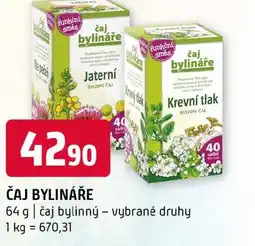 Terno Čaj bylináře nabídka