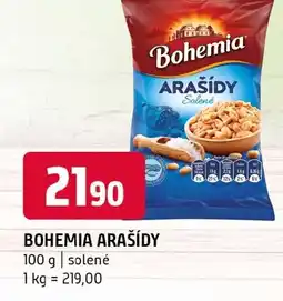 Terno Bohemia arašídy nabídka