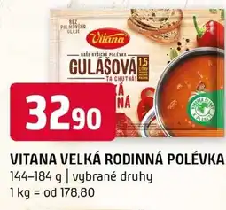 Terno Vitana velká rodinná polévka nabídka
