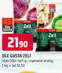 Terno Dle gusta zelí nabídka