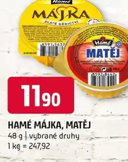 Terno Hamé májka, matěj nabídka