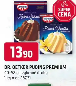 Terno Dr. oetker puding premium nabídka