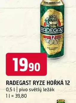 Terno Radegast ryze hořká 12 nabídka