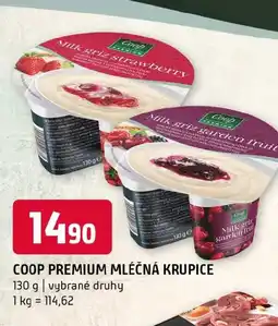 Terno Coop premium mléčná krupice nabídka