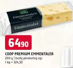 Terno Coop premium emmentaler nabídka
