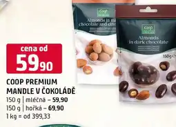 Terno Coop premium mandle v čokoládě nabídka